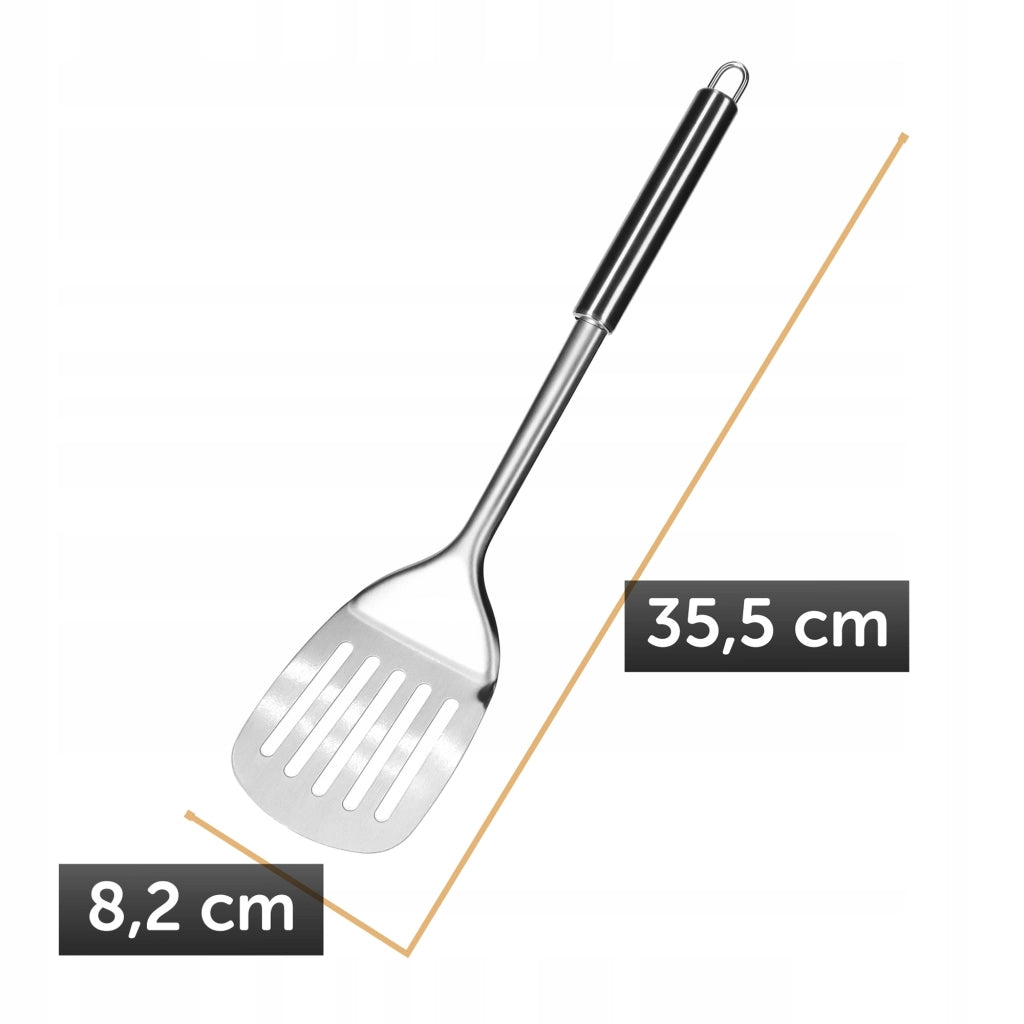 Spatola per pancake KADAX, cucchiaio da cucina in acciaio, 35 cm