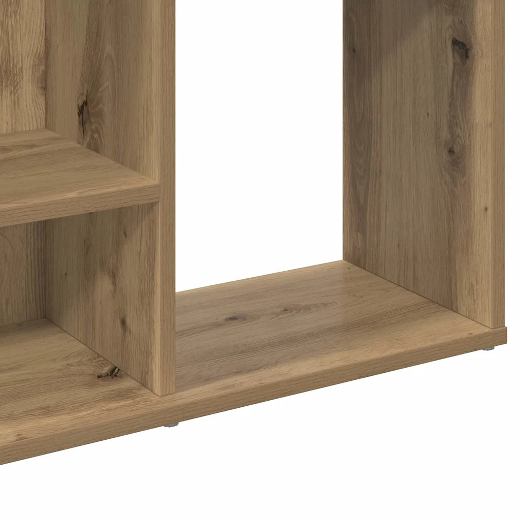 Libreria/Divisorio Rovere Artigianale 100x24x140 cm Truciolato 855843
