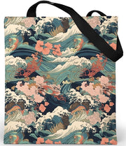 Borsa da viaggio con cerniera - Borsa estetica - Tela di velluto - Borsa per donne in tessuto con cerniera Dimensioni: H42 cm - Borsa di juta stampata - Borsa da viaggio per donne - Borsa estetica in tessuto - Codice prodotto: B37 - Dimensioni: H42 cm