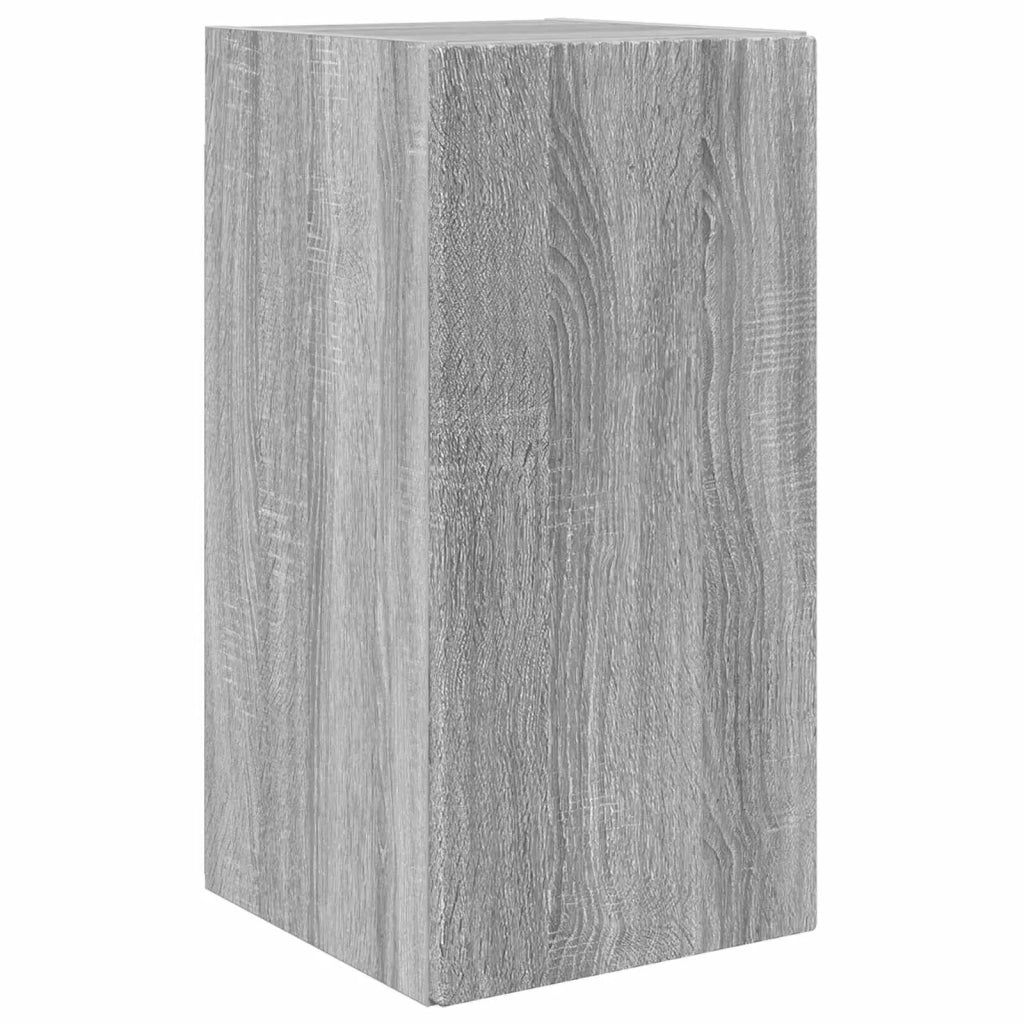 Set di Mobiletto da TV a Parete 4 pcs Grigio Sonoma