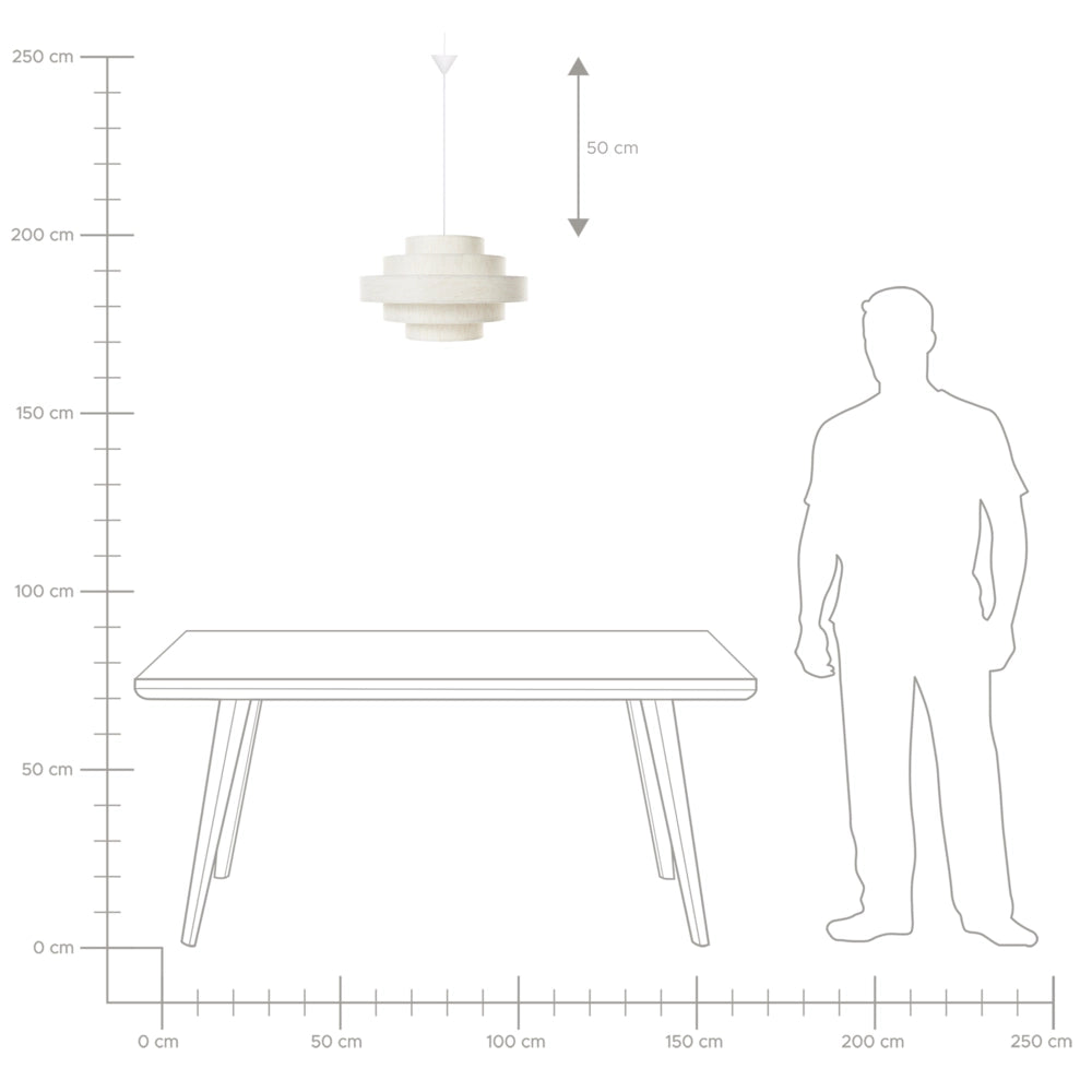 Lampada a sospensione con paralume in tessuto di lino bianco Design moderno Luce per il soggiorno