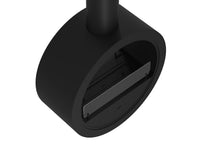 Camino a Bioetanolo Sospeso 218,7xØ70x35 cm Incyrcle 2Side Nero con Vetro