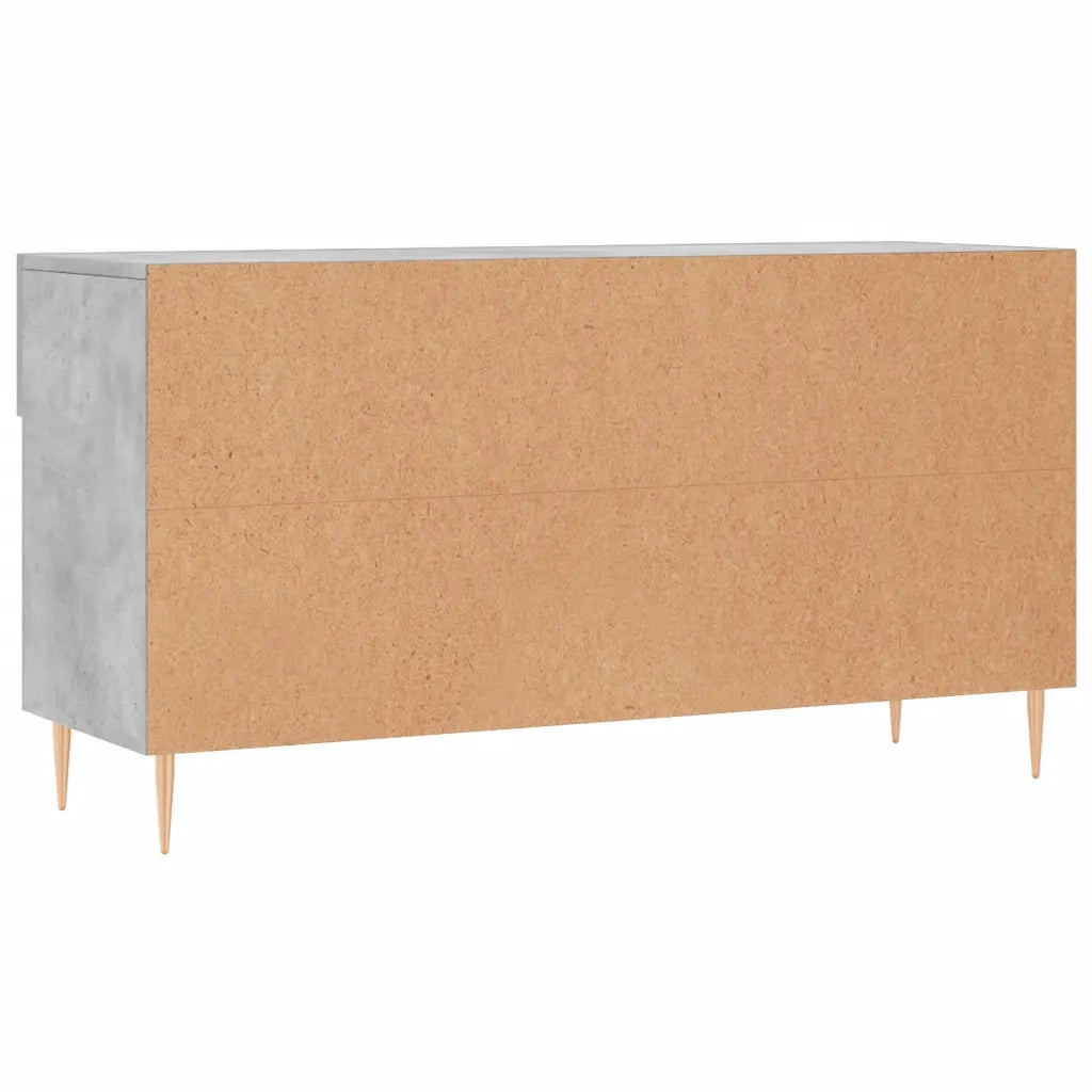 Panca Porta Scarpe | Scarpiera | Mobile per scarpe Grigio Cemento 102x35x55cm Legno Multistrato
