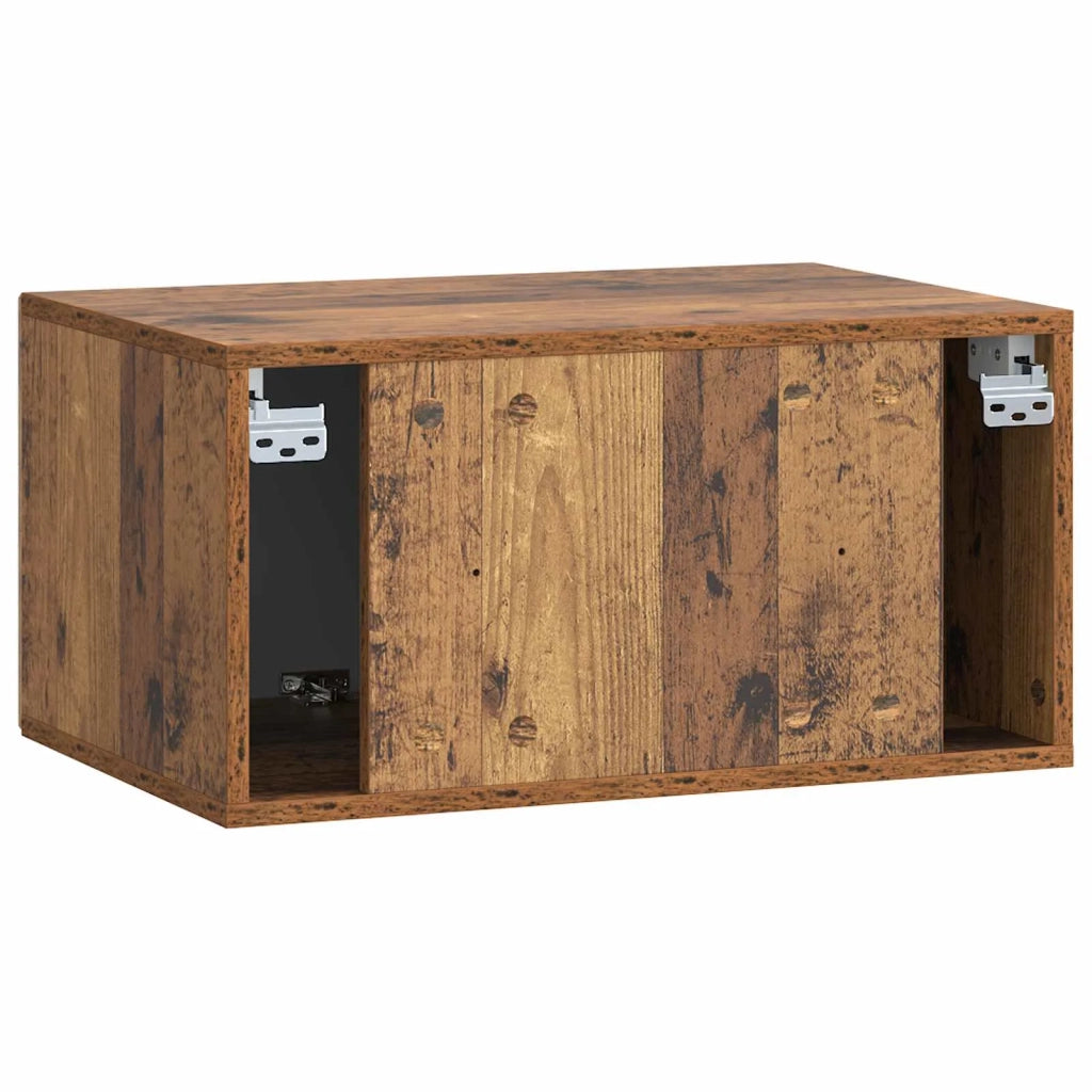 Mobile Porta TV da Muro Legno antico 59,5 x 41 x 30 cm