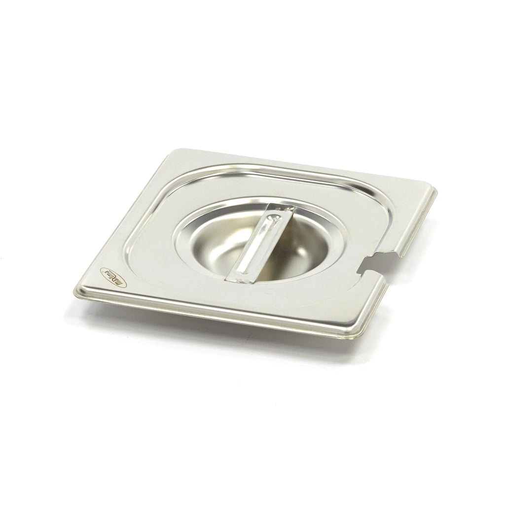 Coperchio Gastronorm - 1/6 GN - Acciaio Inox - con Incavo