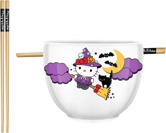 Tazza Ramen 20oz Tazza Ceramica per Ramen e Set di Cucchiai - Cenerentola di Hello Kitty