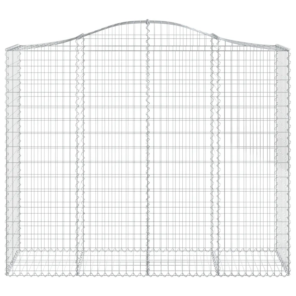 Cesti Gabbioni ad Arco 30 pz 200x50x160/180 cm Ferro Zincato 3145720