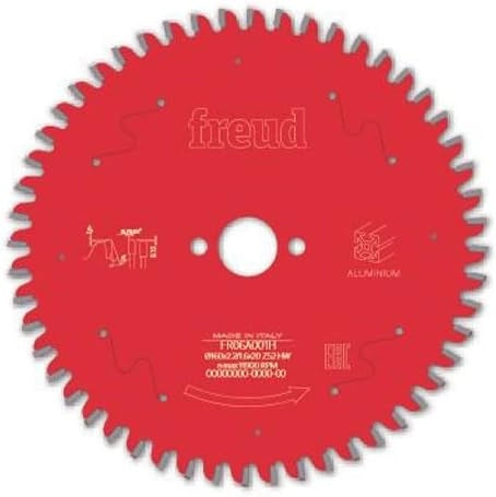 FRE00725 - Lama circolare portatile FREUD-Ø165 2,5/1,6 AL20 Z52 TP-5° -F03FS09809-FR07A001H