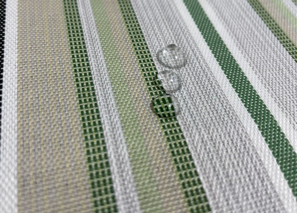 Tenda Da Sole A Caduta UV Per Esterno Balcone Casa Telo Ombra Modello Riga Fine - 145x350 - Verde
