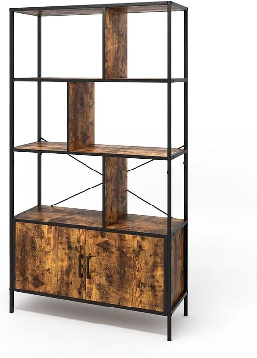 Divisorio per ambienti Fyrk, Rovere rustico, 80 x 146.5 cm con 2 porte