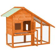 Conigliera 140x63x120 cm Legno Massello di Abete 170868