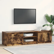 Mobile TV Rovere Fumo 140x40x35,5 cm in Legno Multistrato cod mxl 17012