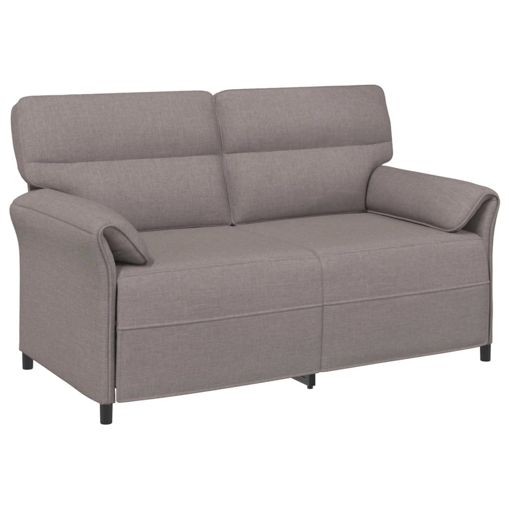 Set di divani 2 pz Tortora Tessuto 3424863