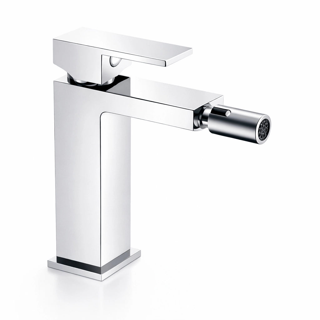 Miscelatore stile quadrato bidet cromato