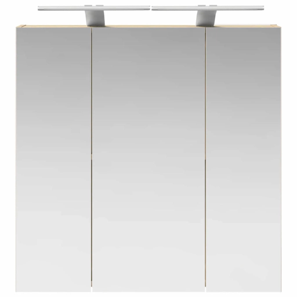 Mobiletto per specchio da bagno Rovere Sonoma 70 x 14,5 x 70 cm 889097