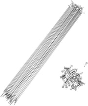 Spie di bicicletta da montagna 14G 295MM - Upgrade per durata e prestazioni - Argento - 36 pezzi - Ideale per ciclisti - Sostituisci e ...