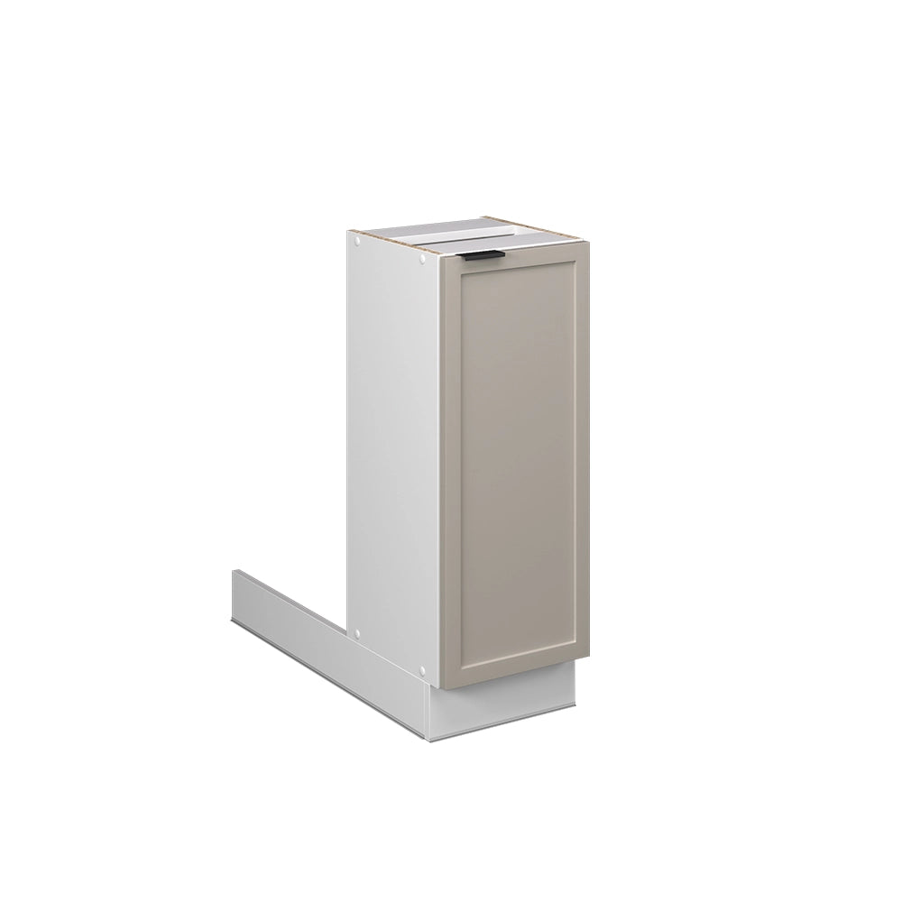 Isola da cucina Fame-Line GrigioBeige/Bianco 30 cm senza piano di lavoro Vicco