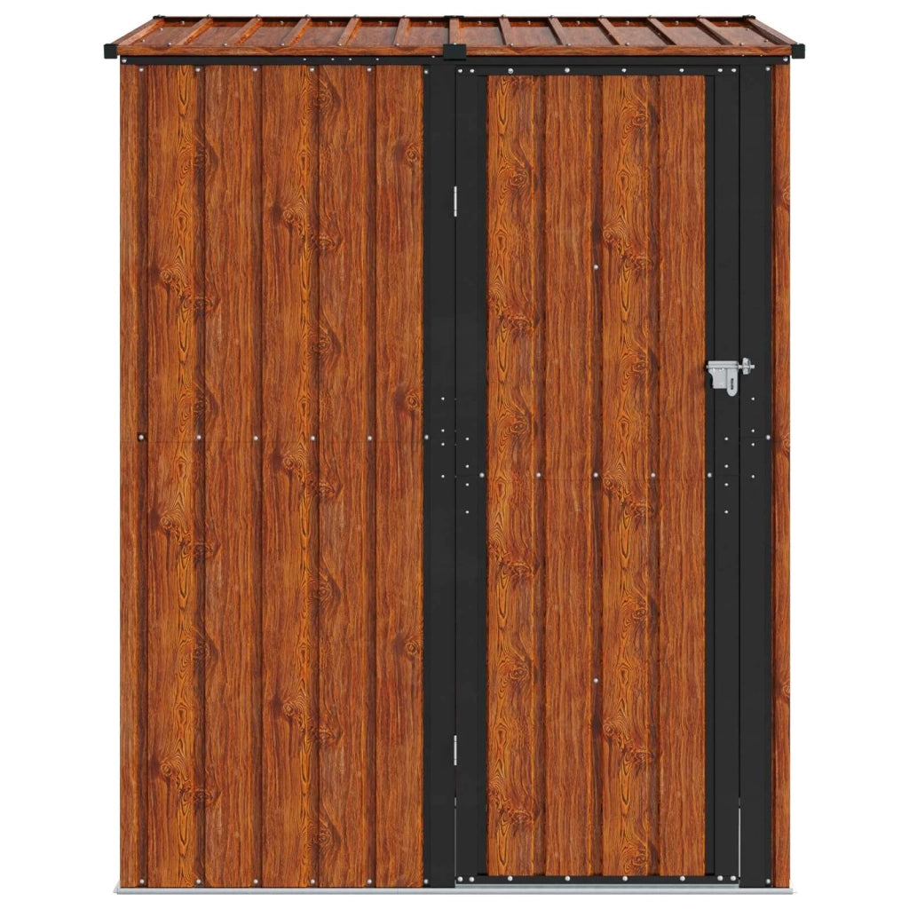 Casette da giardino Marrone 153,5 x 86 x 200 cm Metallo 42011300