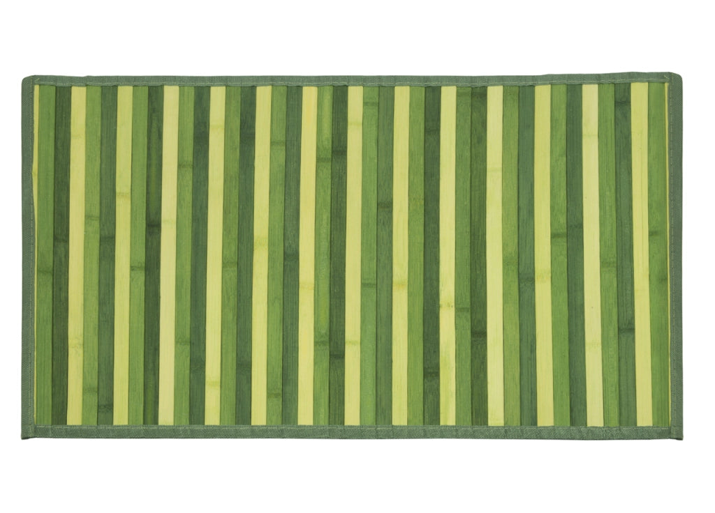Tappeto Bamboo Degradè In Varie Colorazioni - 50x75 cm - Verde