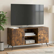 Mobile TV Rovere Fumo 102 x 34,5 x 50 cm Legno ingegnerizzato 895620