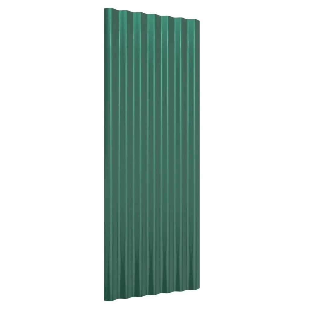 Pannelli per Tetto 12 pz Acciaio Zincato 100x36 cm 319142