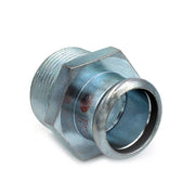 MANICOTTO MISTO FILETTO MASCHIO A PRESSARE IN ACCIAIO AL CARBONIO- 11/4 x 35- R.M.- pezzi 1
