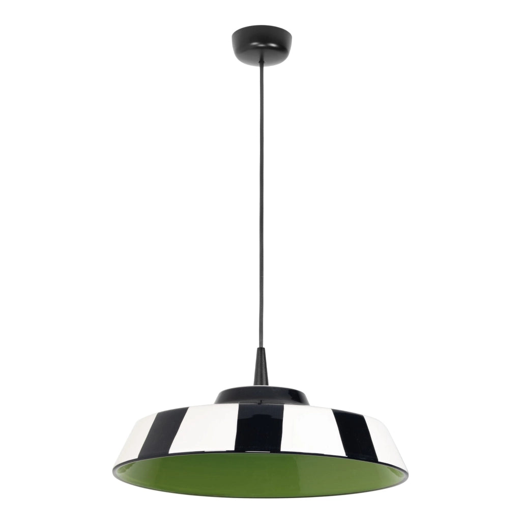Circus Lampada a Sospensione LED Design in Ceramica Verde Diametro 35 cm Altezza 300 cm CRI 90 8W 2700K Illuminazione Interna d'Arredo Moderno
