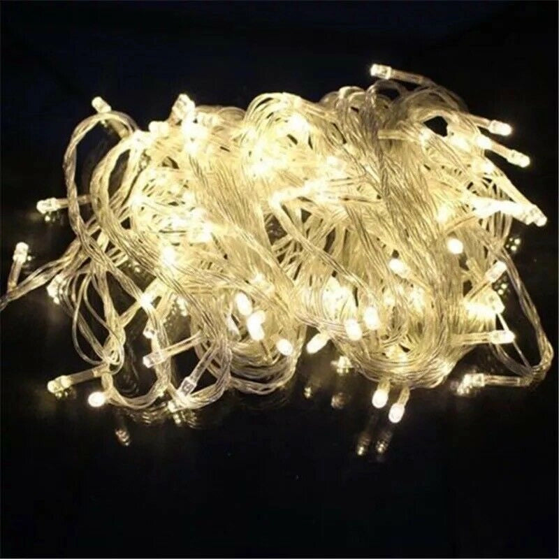 Catena Luminosa da esterno smart bluetooth luci natalizie da 120 led multicolor