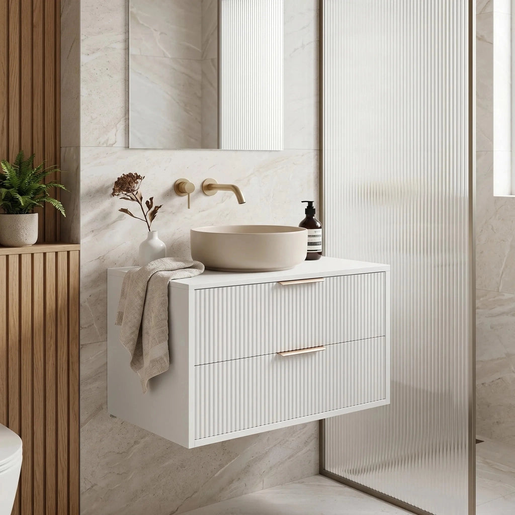 Mobile Bagno Sotto Lavabo Rea Mono 80cm White