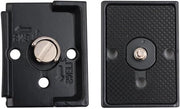 Stativo di Piatto di Rilascio Rapido con Viti 1/4 Pollici per Stativi per Fotocamera - Compatibile con 200PL-14 - Materiale Resistente