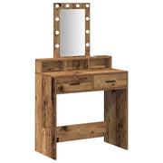 Toeletta | Tavolo da Trucco Marrone 79 x 41 x 140 cm Legno multistrato