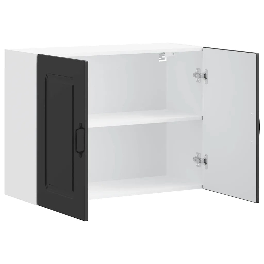 Pensile da Cucina Kalmar Nero in Legno Multistrato 853588
