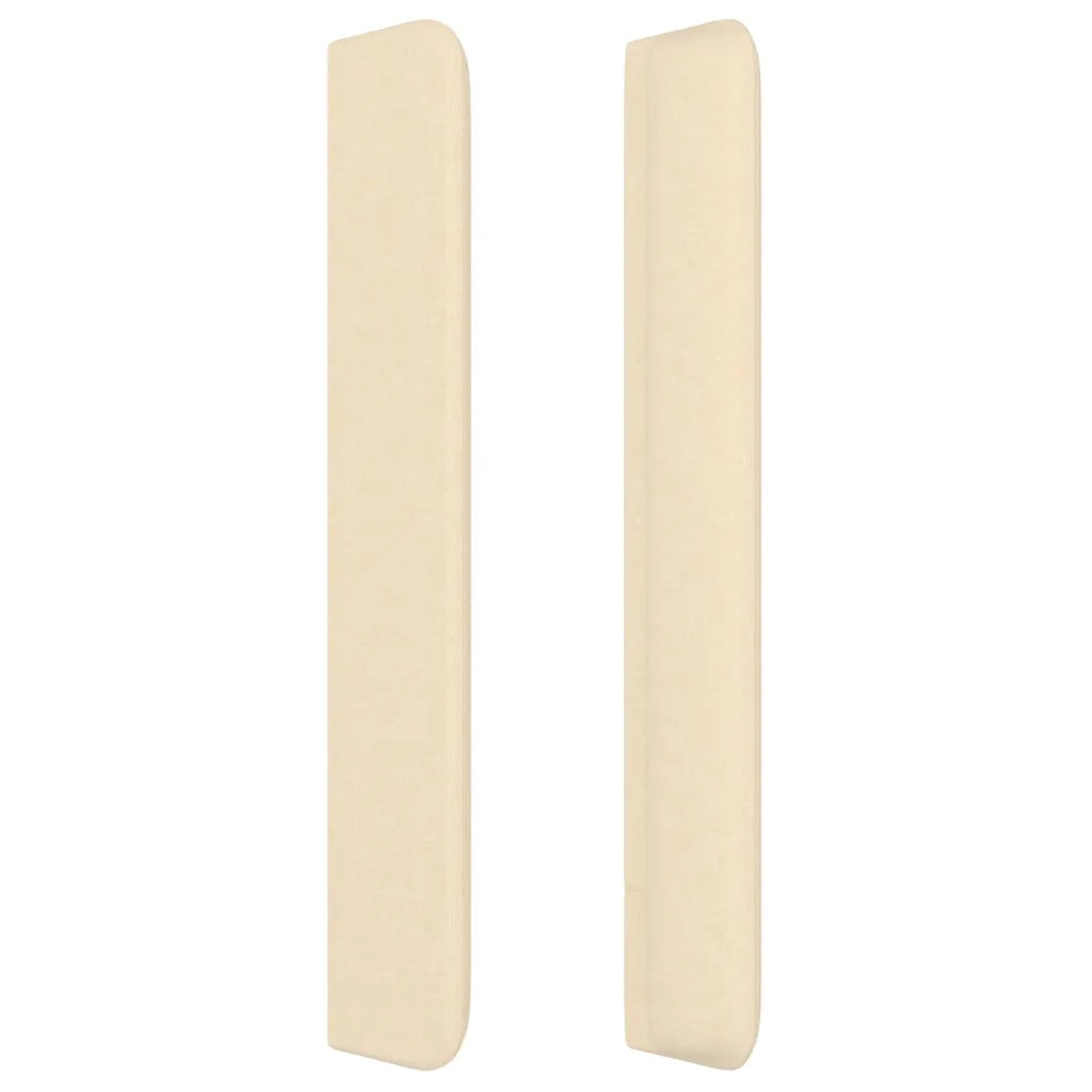 Testiera ad Orecchio Crema 147x16x118/128 cm in Tessuto 3120017