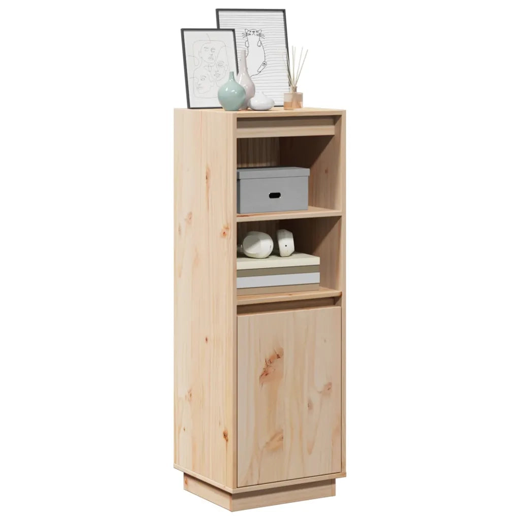 Credenza | Madia | Buffet da pranzo | Armadio da pranzo 37x34x110 cm in Legno Massello di Pino