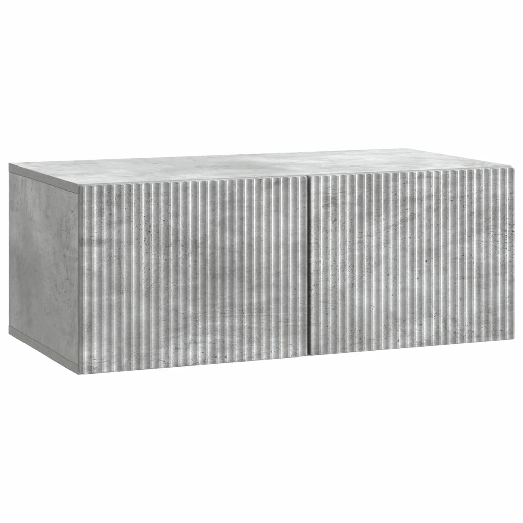 Mobile Porta TV da Muro Grigio Cemento 78,5 x 41 x 30 cm 898518