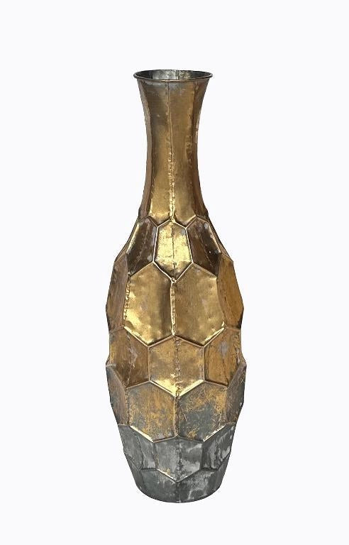Vaso Decorativo Casa in Ferro Rotondo 18 x 54,5 cm