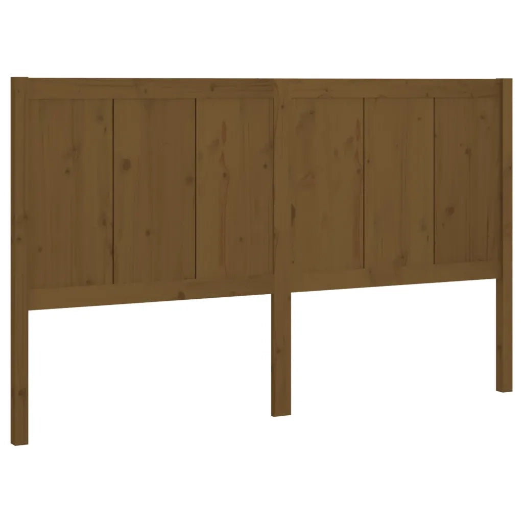 Testiera per Letto ambra 205,5x4x100 cm Legno Massello di Pino 818113