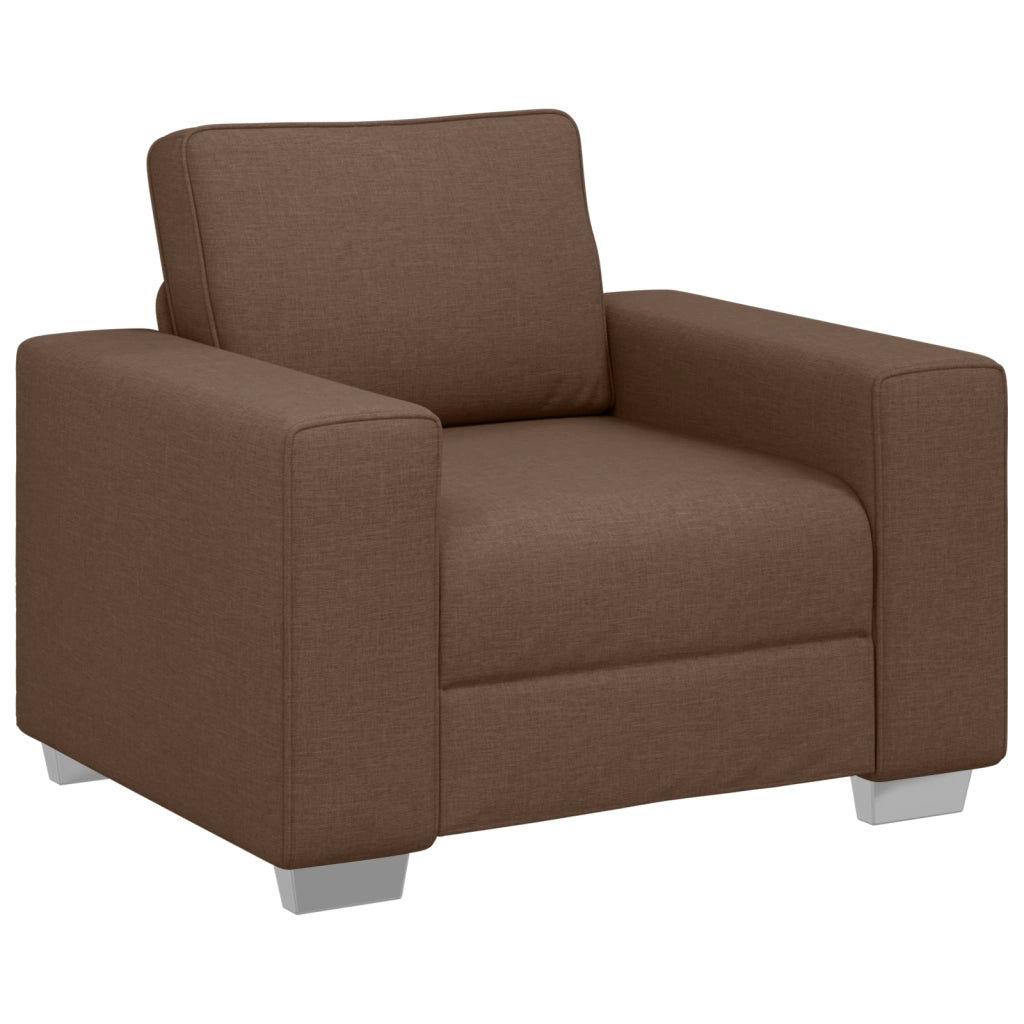 Poltrona  Marrone 59 cm in Tessuto