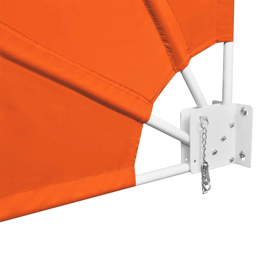 Tenda da sole laterale retrattile/schermo privacy per patio giardino terrazza balcone 210 x 210 cm arancione 02_0007063
