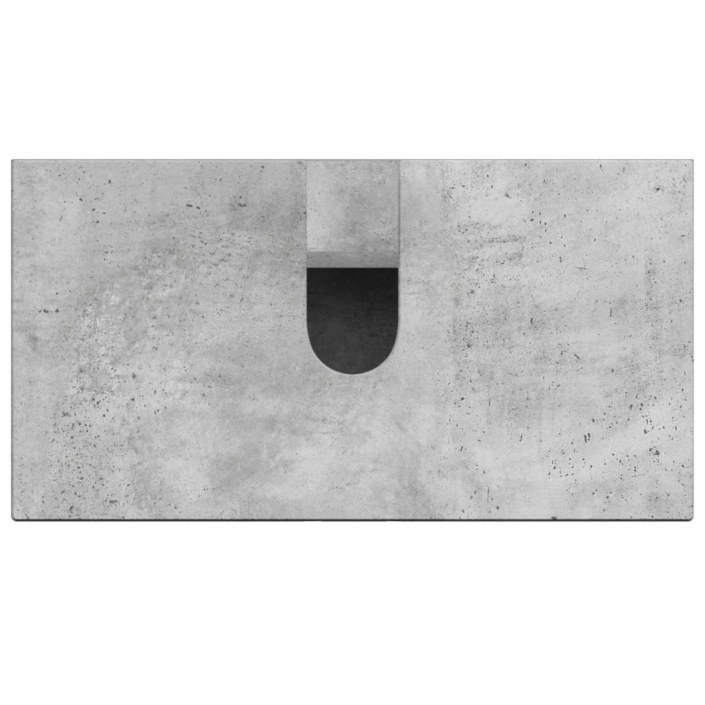 Armadio per Lavabo da Bagno DELFT Grigio Cemento 897008