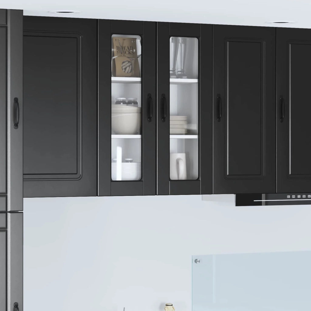 Pannello lavastoviglie Nero 60 x 31 x 80 cm Legno multistrato 885436