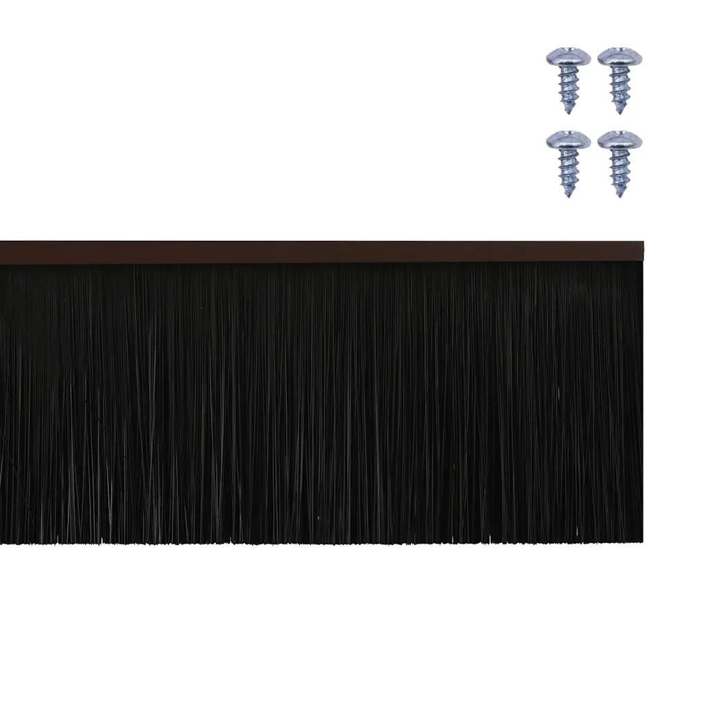 Spazzole per porte a vite 12 pz Marrone 100 cm CFW4426121