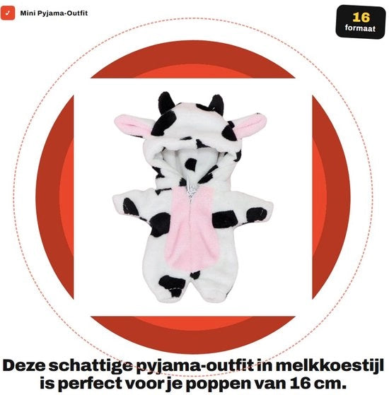 Abbigliamento da notte per bambole da 16 cm - Camicia da notte morbida - Accessori di abbigliamento - Adatto per BJD/OB11 - Alta qualità - Regalo divertente per bambini - Abbigliamento per bambole