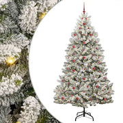 Albero di Natale Artificiale-Albero Natalizio con 300 LED Verde e Bianco 240 cm 668555