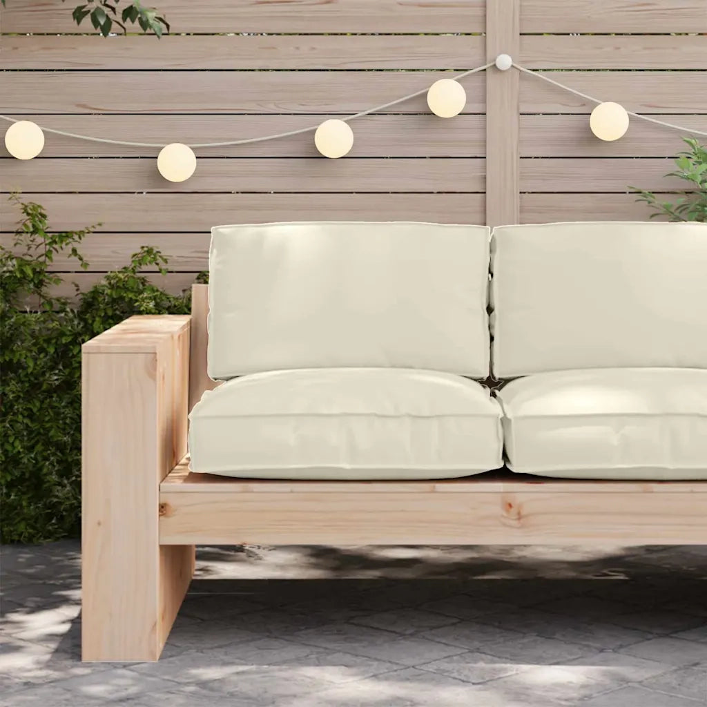Cuscino Crema 80 x 80 x 12 cm Tessuto Oxford 42001510