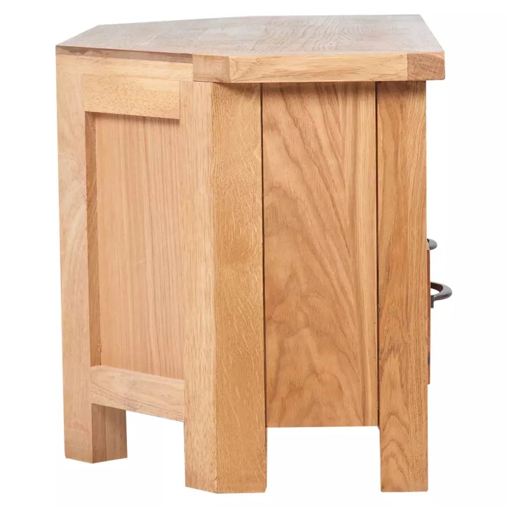 Pratico mobile porta TV/credenza di design con cassetto 88 cm legno massello di rovere 2502105