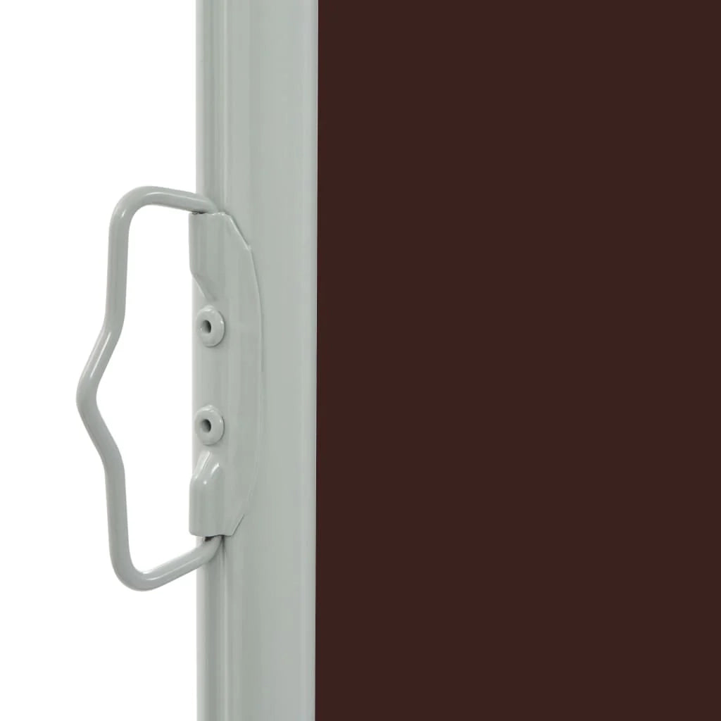 Tenda da sole laterale retrattile/schermo protettivo per patio giardino terrazza balcone 160 x 300 cm marrone 02_0007286