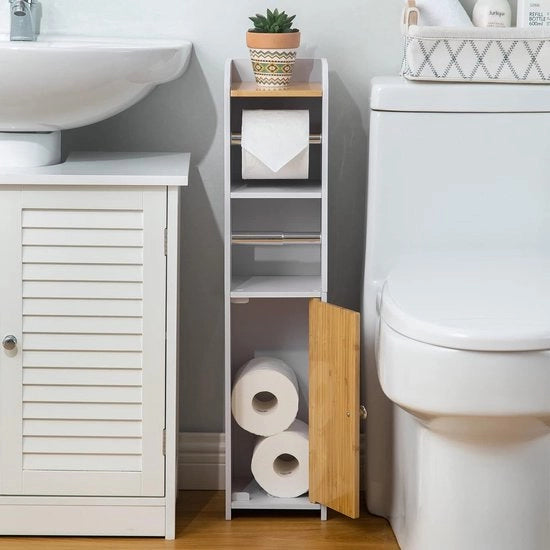 Toilette con inserto per carta igienica, supporto per carta igienica in alluminio per toilette, supporto per carta igienica per spazio ridotto (doppia bobina)