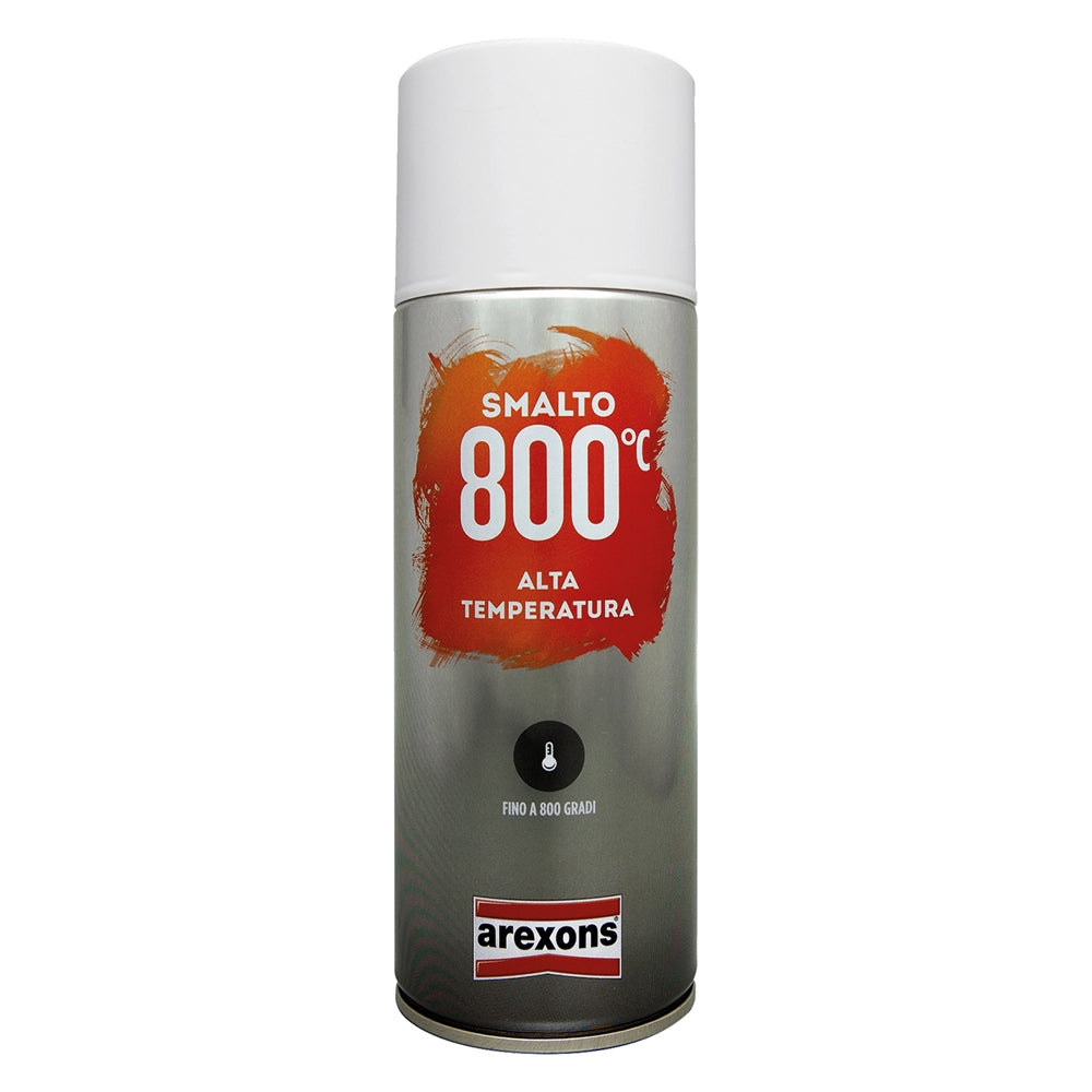 SMALTO SPRAY ALTA TEMPERATURA ml. 400 - alluminio  - AREXONS
