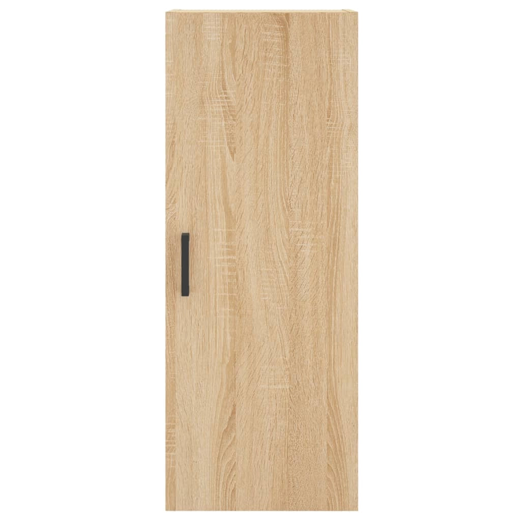 Buffet credenza cassettiera armadio mobile contenitore organizer cucina soggiorno salotto rovere Sonoma alto 34,5 x 34 x 180 cm legno ingegnerizzato marrone 02_0034047